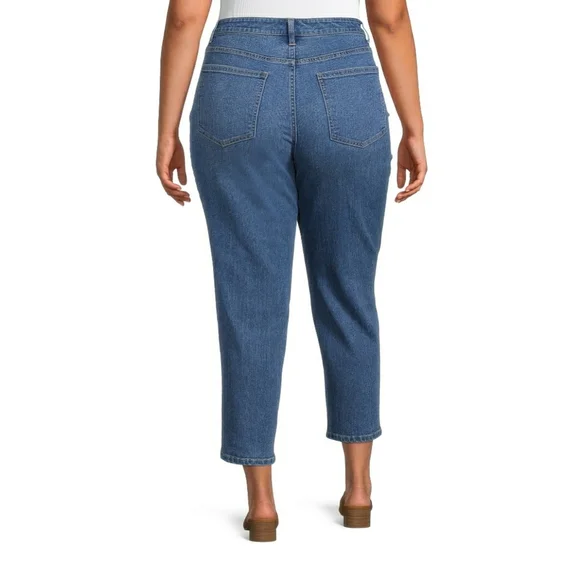 💖No Boundaries Juniors High Rise Mom Jeans (Size 9) - Picture 3 of 14